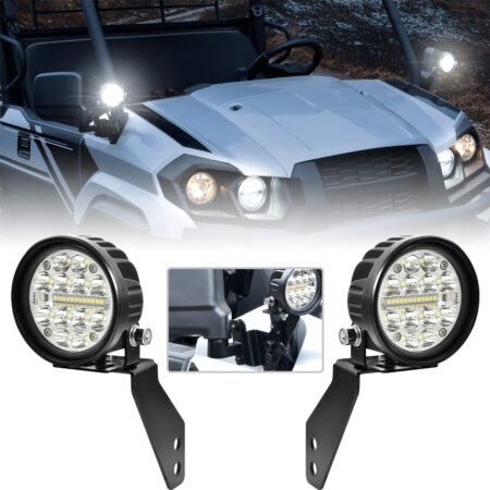 A-Pillar LED Pod Lights for Kawasaki Mule PRO-MX 2019-2026