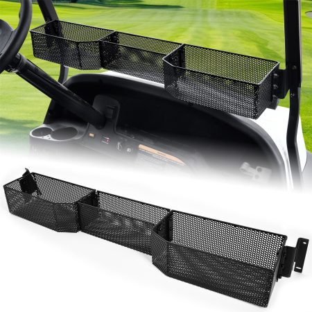 Inner Front Storage Basket Combined Front Inner Dash Tray Storage Organizer Compatible with Club Car Tempo 2025