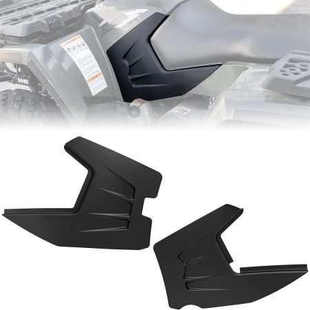 Left and Right Side Panels with Foil Assembly Black Side Fairing Panel Guard Plates for Polaris Sportsman 800 700 500 2006-2007