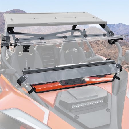 3-IN-1 Flip Up Windshield for CFMOTO ZForce 950 H.O. SPORT 2022-2023 / H.O. EX 2022-2024 / SPORT 2020-2022