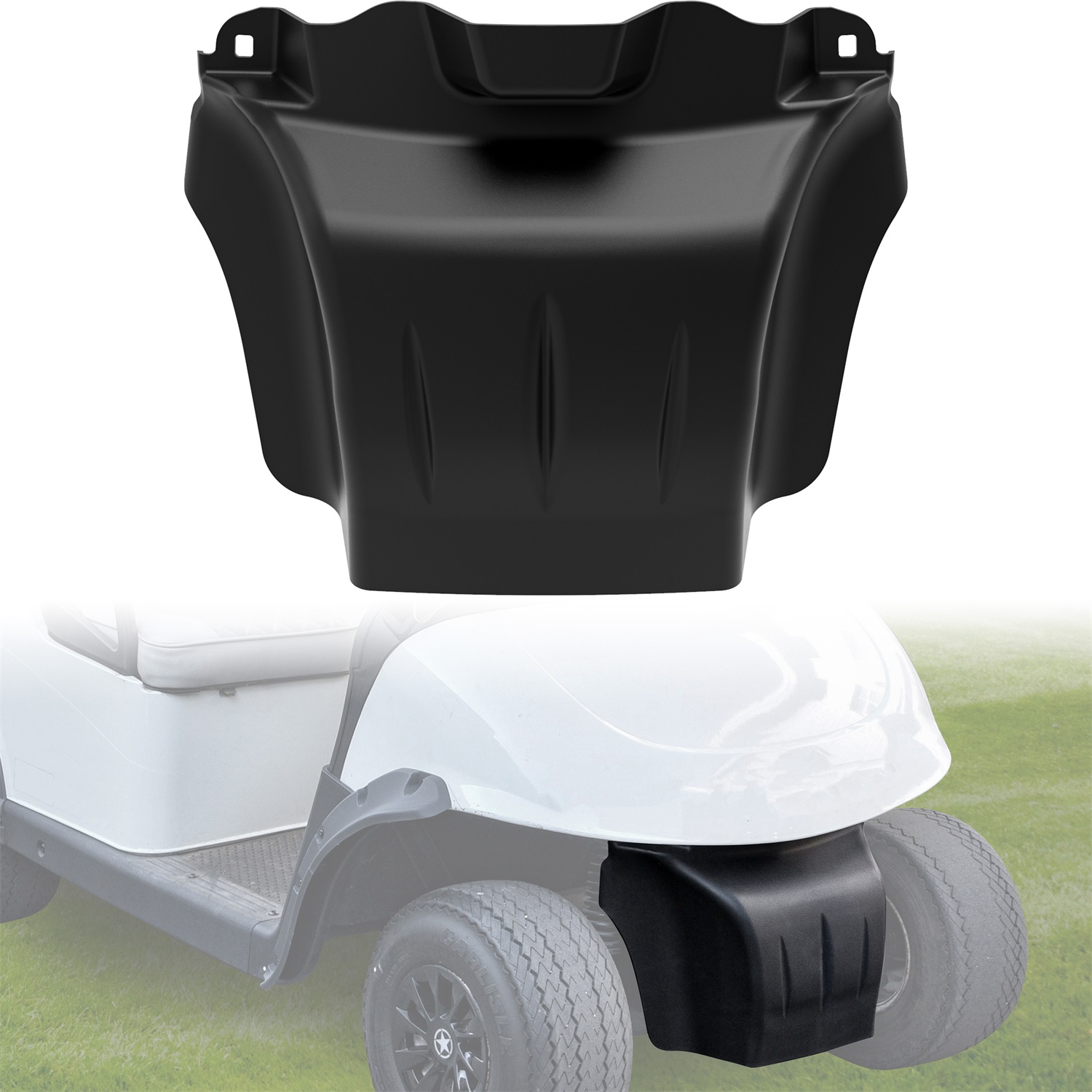 Front Bumper Assembly Plastic Front Fascia for EZGO RXV 2008-2015 Gas or Electric Golf Cart