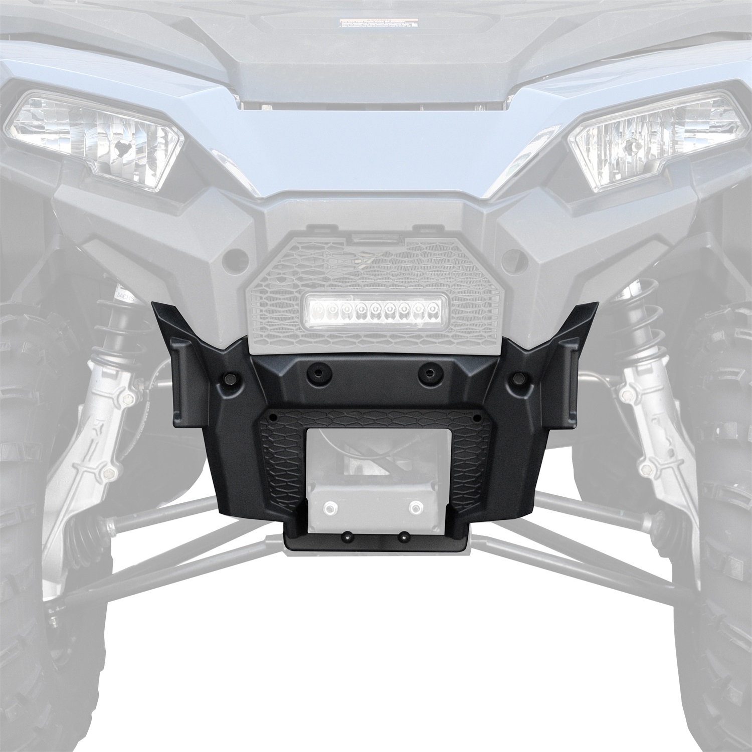 Front Lower Bumper Cover Black Front Lower Fascia Panel for Polaris Sportsman 450 570 Touring 2021+, Replace OEM# 5456797-070