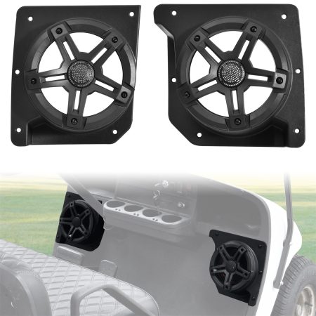 6.5" Under Dash Kick Speaker Pod Brackets for E-Z-GO TXT 1994+ Accessories, Front Kick Panels Loudspeaker Mount Support 6.5inch Speaker Devices, 2PCS