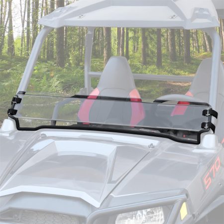UTV Front Half Windshield for Polaris RZR 570 2012-2019/ RZR 800 2008-2014/ XP 900 XP 4 900 2011-2014/RZR Trail 570 2020-2022
