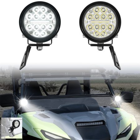 A-Pillar LED Pod Lights for Yamaha Wolverine RMAX 1000 2021-2026