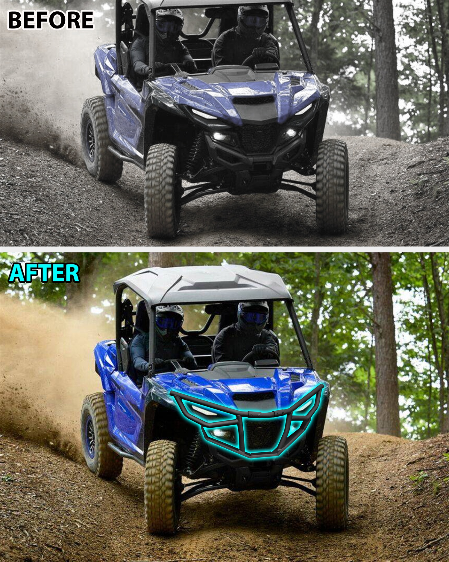 Front Bumper Guards for Yamaha Wolverine RMAX 1000 2021-2026 – SAUTVS