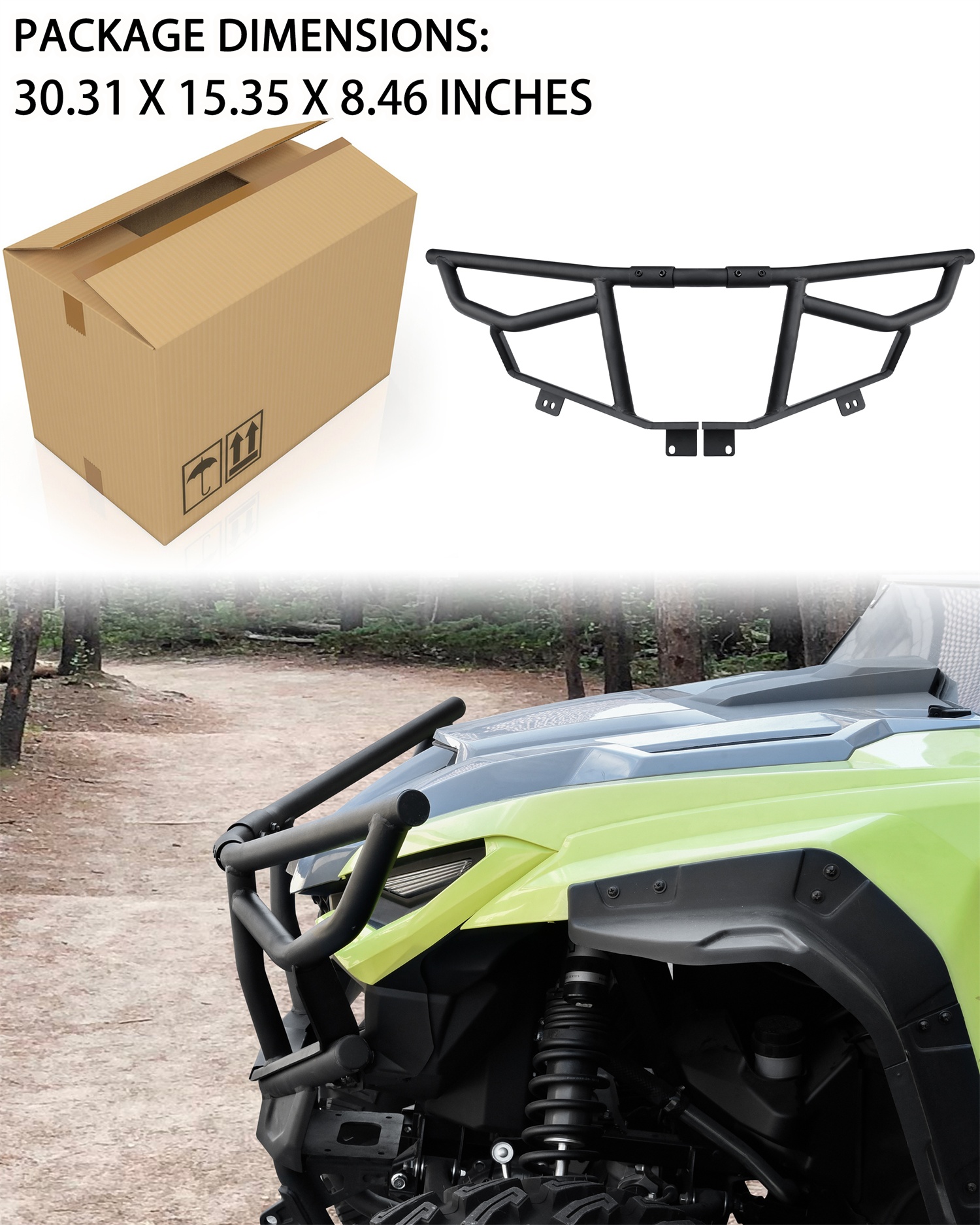 Front Bumper Guards for Yamaha Wolverine RMAX 1000 2021-2026 – SAUTVS