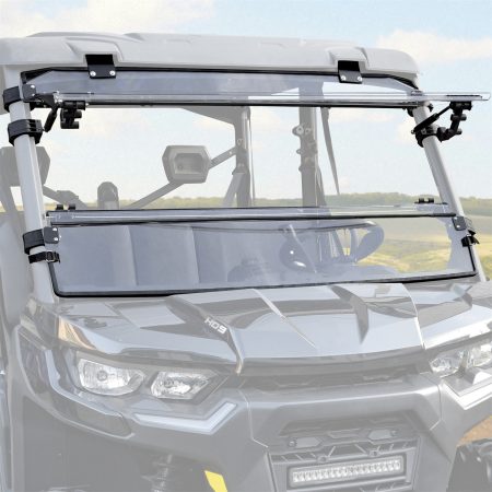 3-in-1 Flip Up Windshield for Can-Am Defender & Defender Max 2016-2026