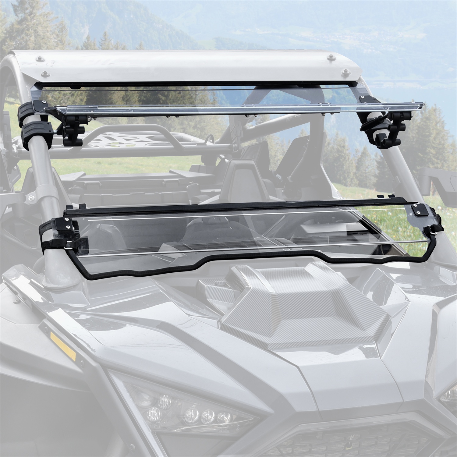 Flip Up Windshield for Polaris RZR PRO XP/PRO R/RZR TURBO R 2020-2024