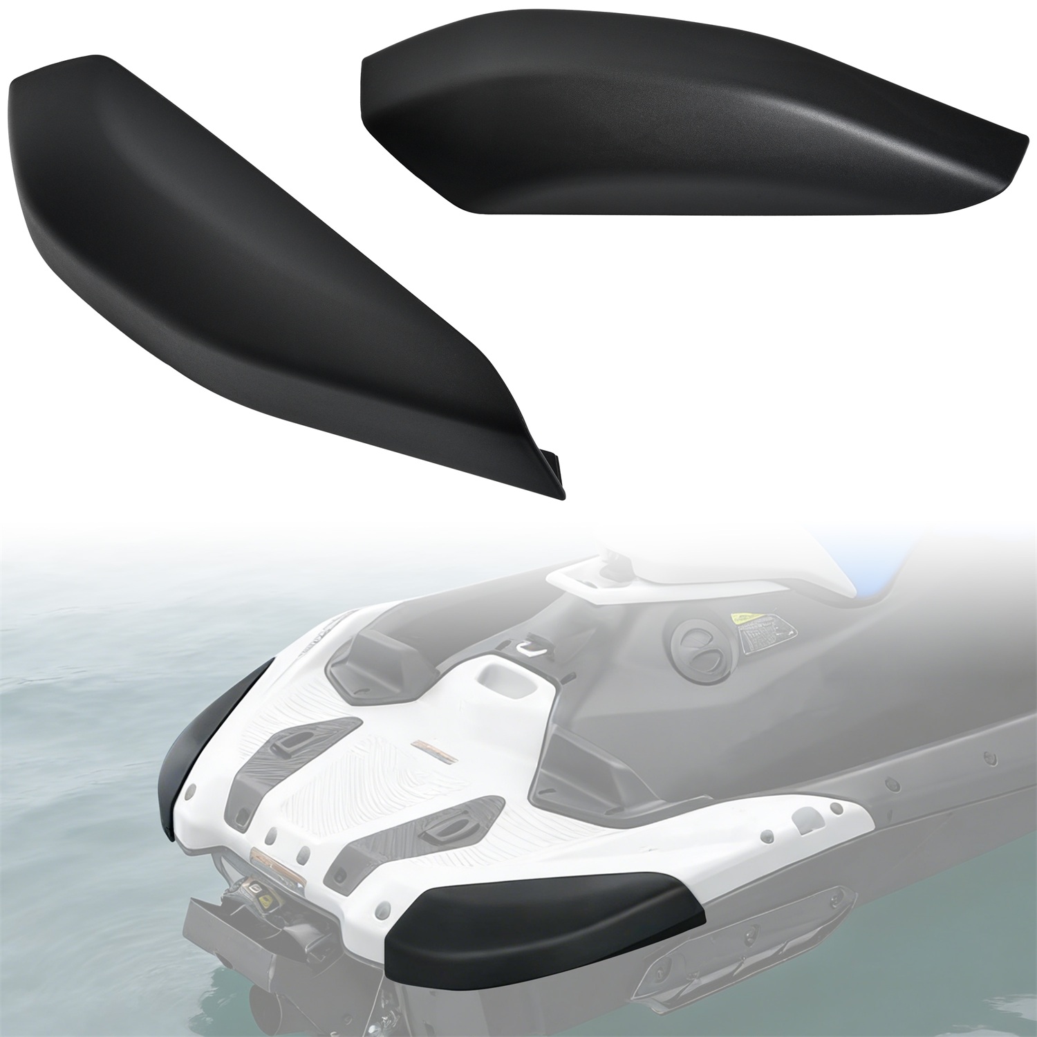 Rear Bumper Corner Caps Kit for Sea-Doo Spark Trixx 2024+