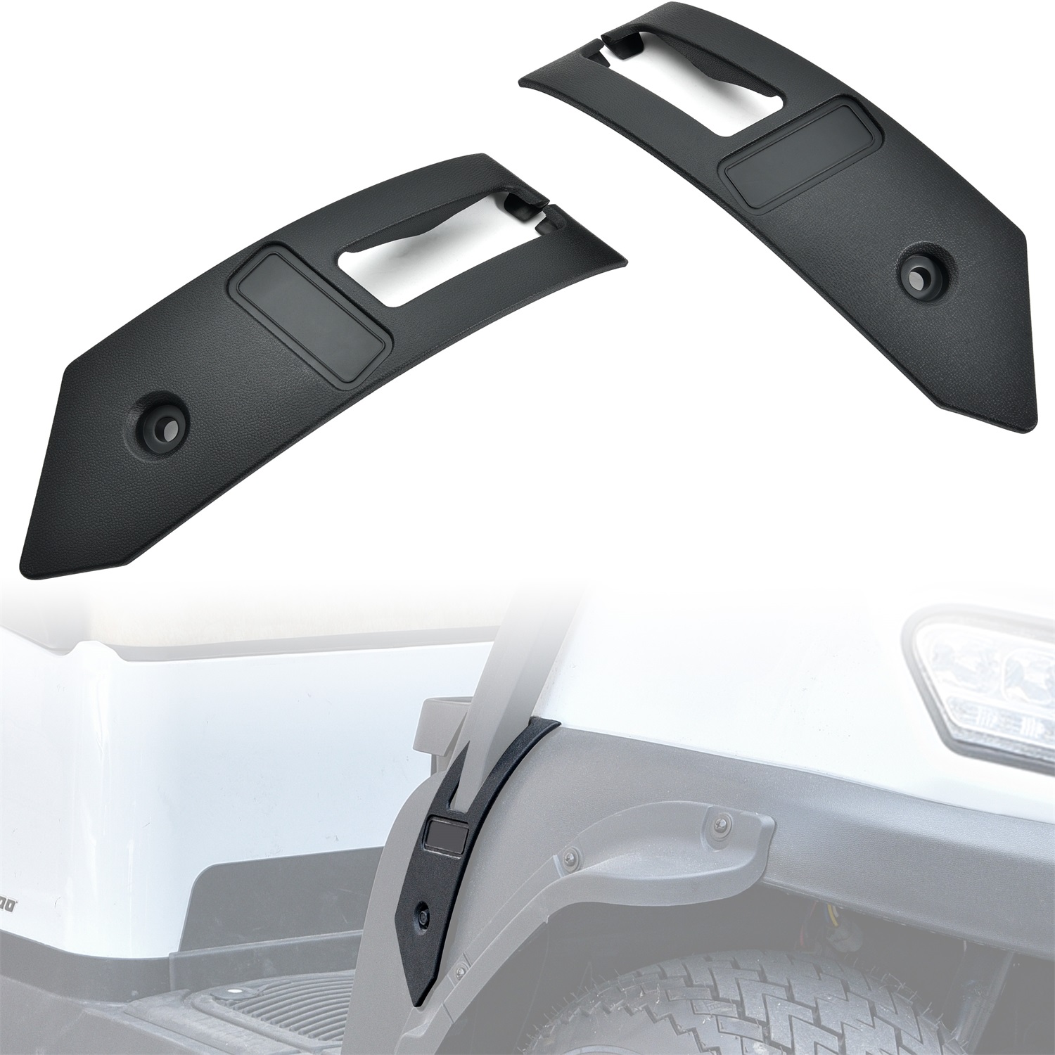 Left & Right Strut Cover Front Canopy Support Cover Passenger & Driver Side Replacement for Club Car Tempo