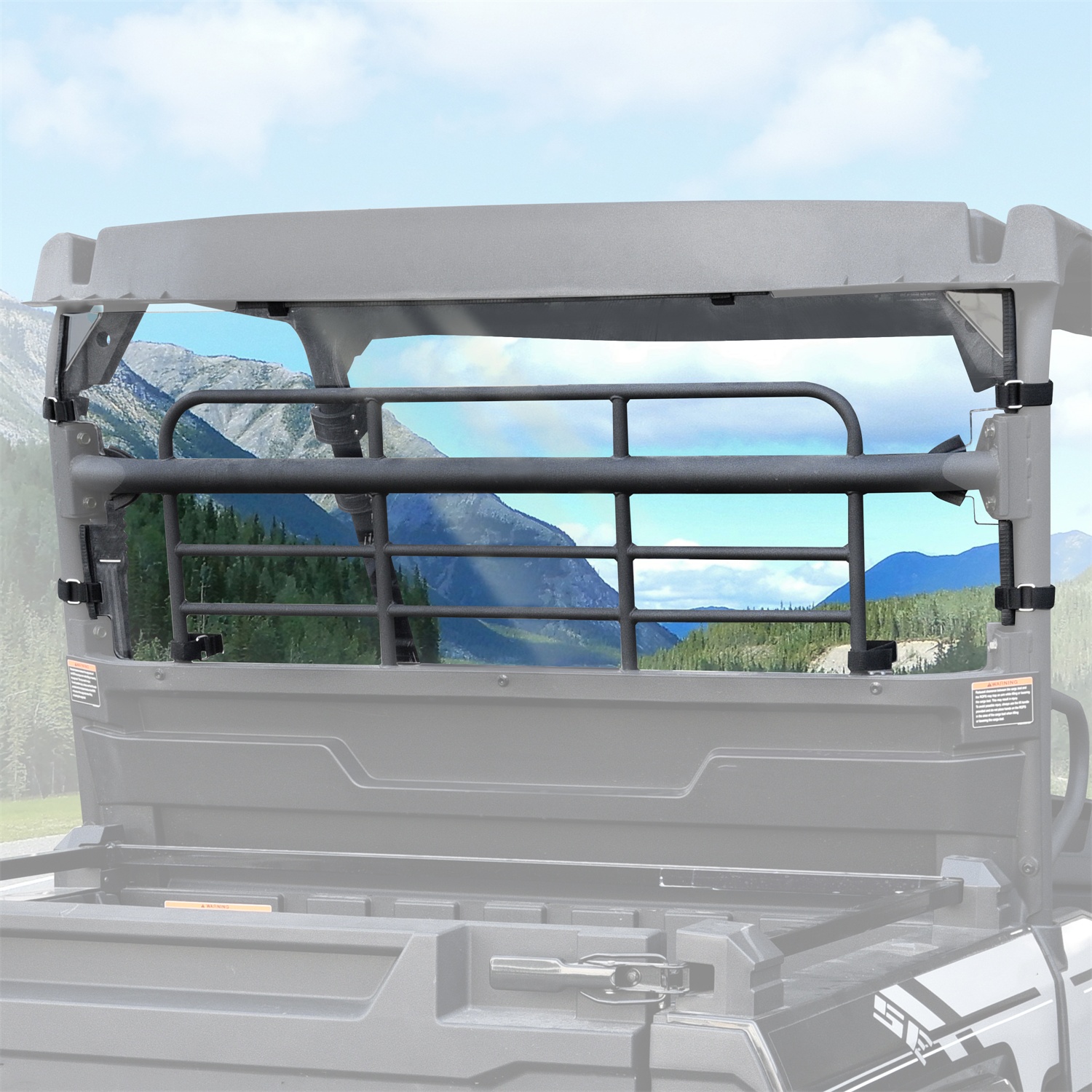 Rear Windshield for Kawasaki Mule Pro MX 2019-2026 Accessories