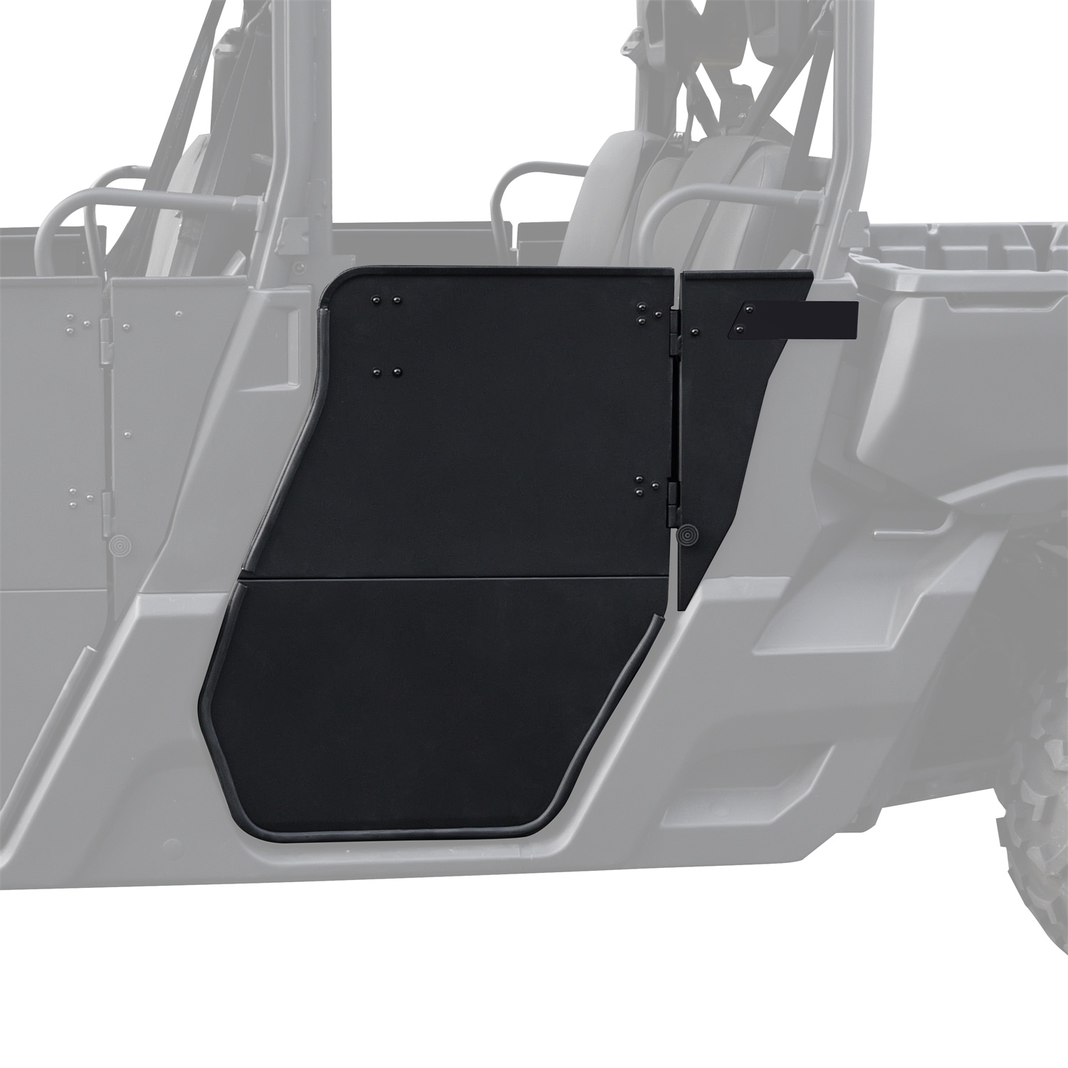 Aluminum Rear Half Door Inserts Panels Kit for Can-Am Defender MAX HD7 HD8 HD9 HD10 2017-2026