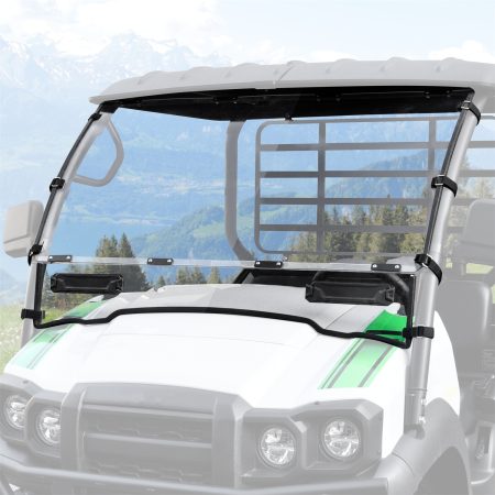 Front Full Windshield for Kawasaki Mule SX SE XC LE FE 2017-2026