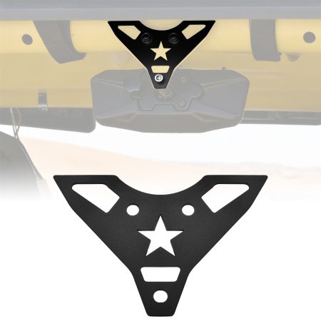 SAUTVS Aluminum Center Mirror Tab Cover Plate for Can-Am Maverick X3 2017-2026 / R MAX X RS 2024+