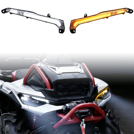 LED Front Marker Lights DRL Turn Signal Light for Can-Am Outlander 1000R MAX 2025 2026