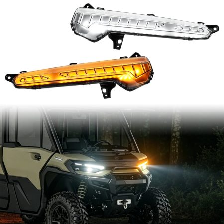LED Turn Signal Daytime Running Lights for Can-Am Defender HD11 2026