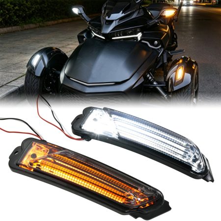 LED Front Fender Lights for Can-Am Spyder F3 F3-S F3-T RT RT-S LIMITED 2013-2018