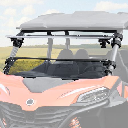 Flip Up 3-IN-1 Windshield for CFMOTO ZForce 950 Sport & 4 / 950 Trail / 800 Trail G2 2023+, 3PCS