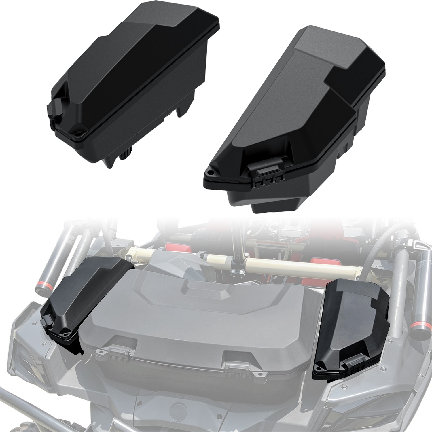 SAUTVS Side Cargo Boxes for Can-Am Maverick X3 / MAX 2017-2026