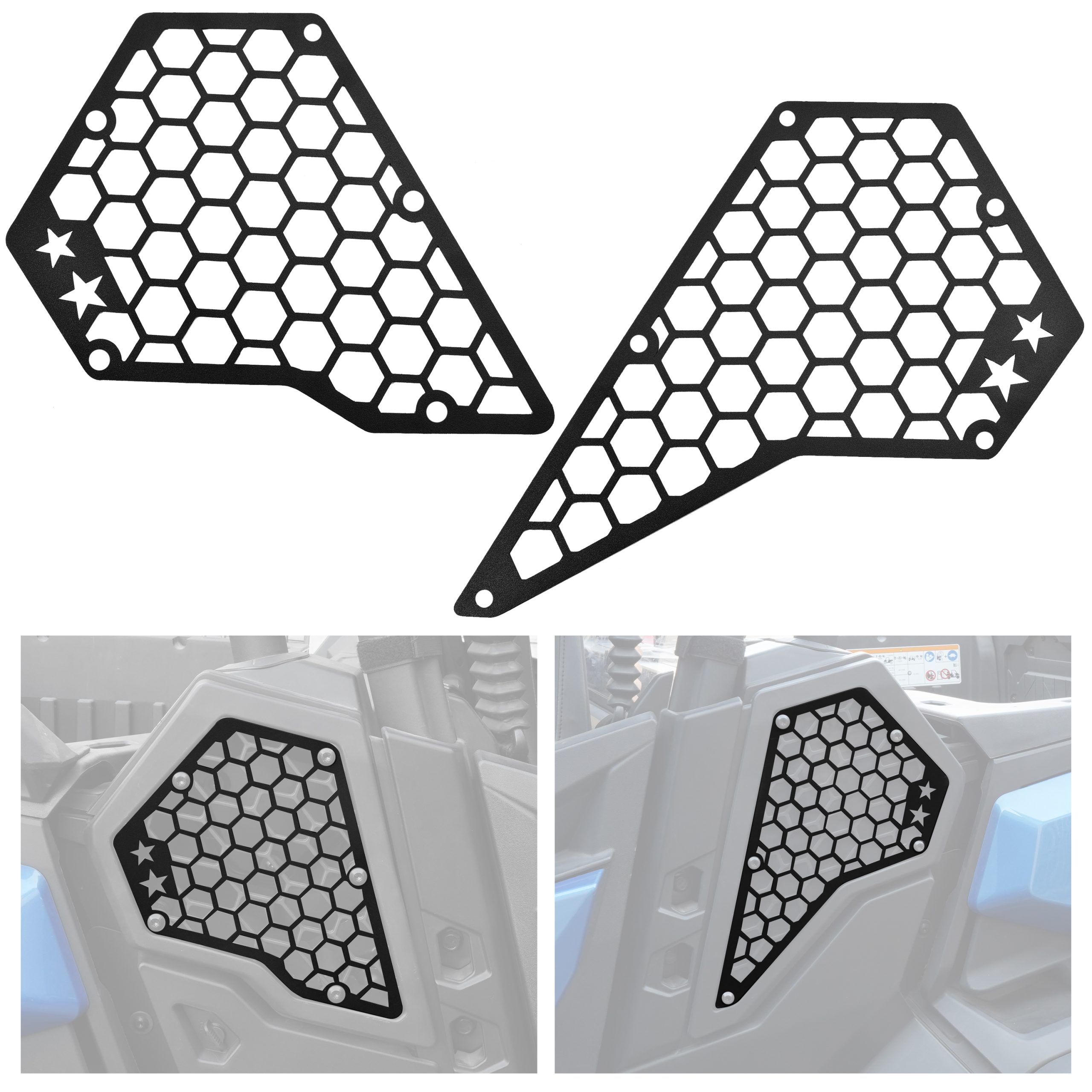 Aluminum Air Intake Covers for Can-Am Commander 2021+, 2PCS