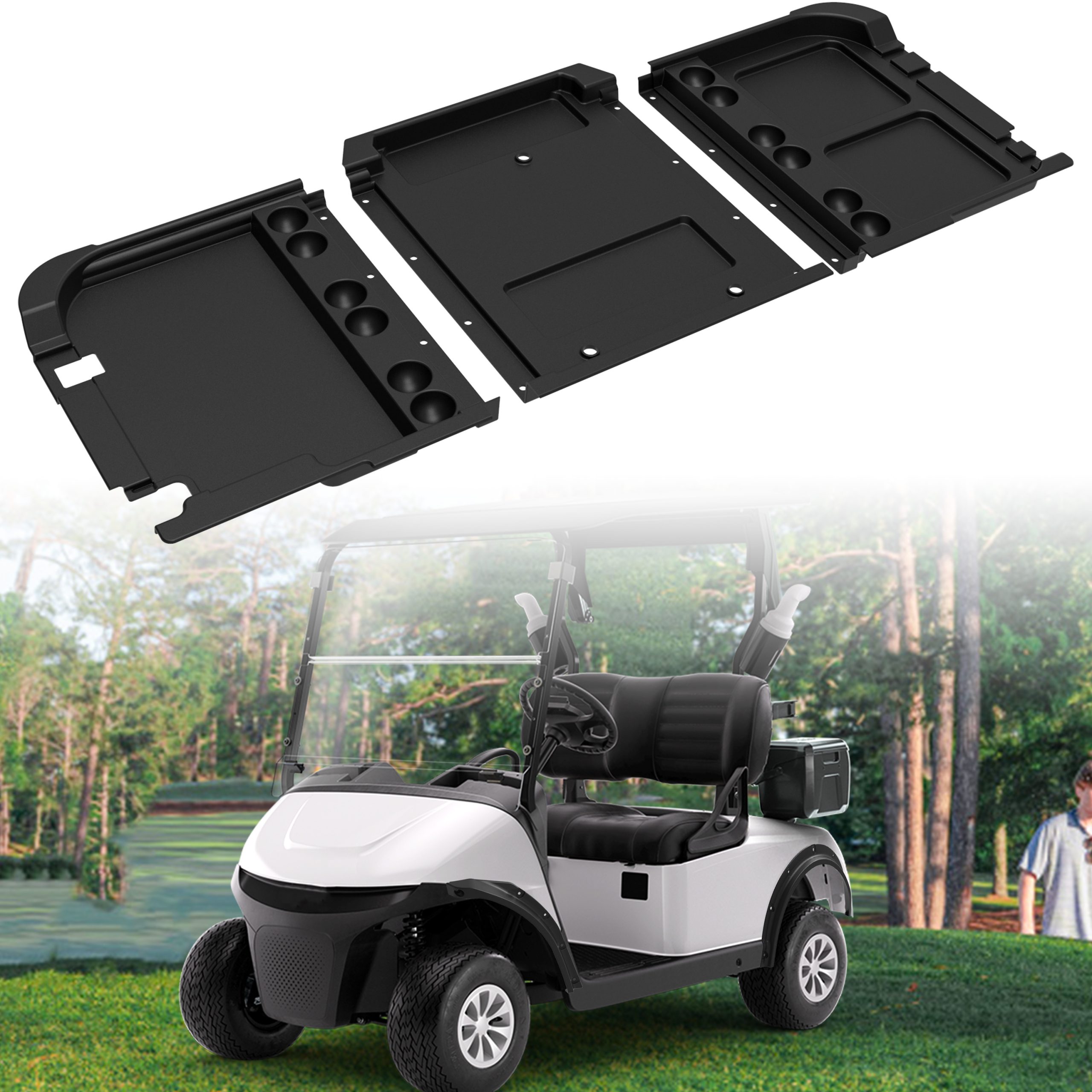 Combined Under Seat Storage Tray for EZGO RXV Valor 2023+ Golf Cart