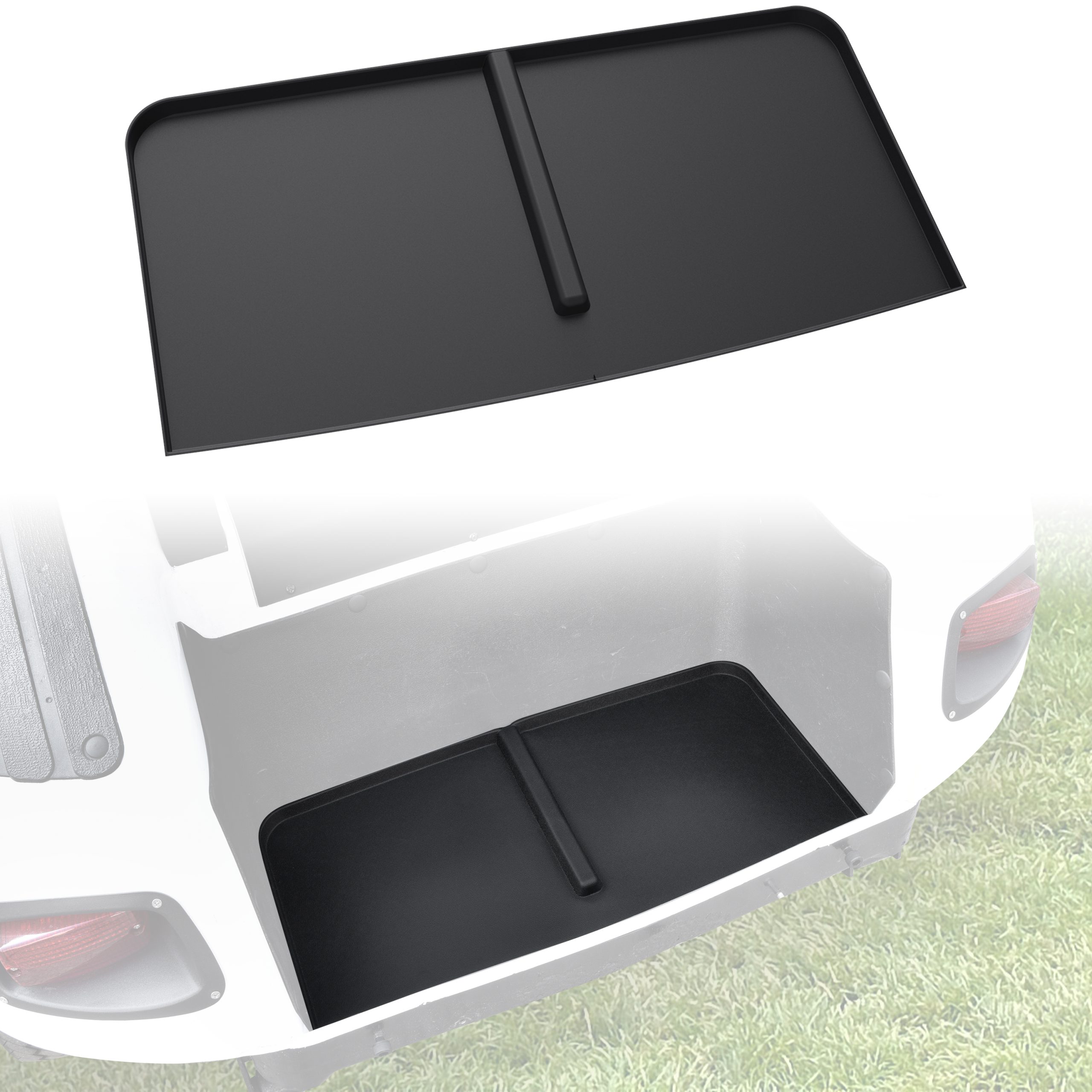 TPE Bag Well Mat Anti-Slip Waterproof Rear Bed Liner for E-Z-GO TXT 1996+ Golf Cart