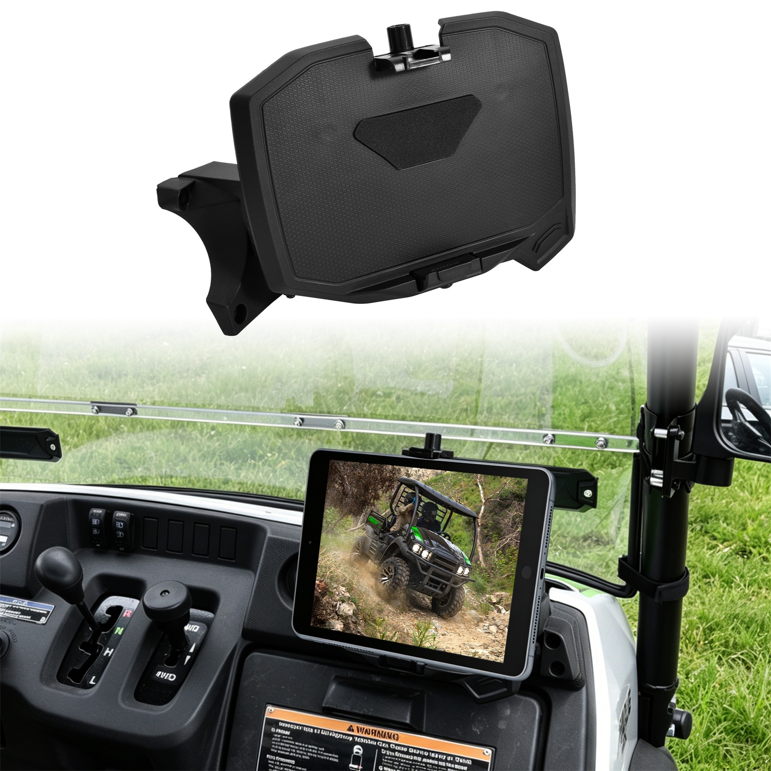 Tablet Mount Device Holder for Kawasaki Mule SX 2017-2027