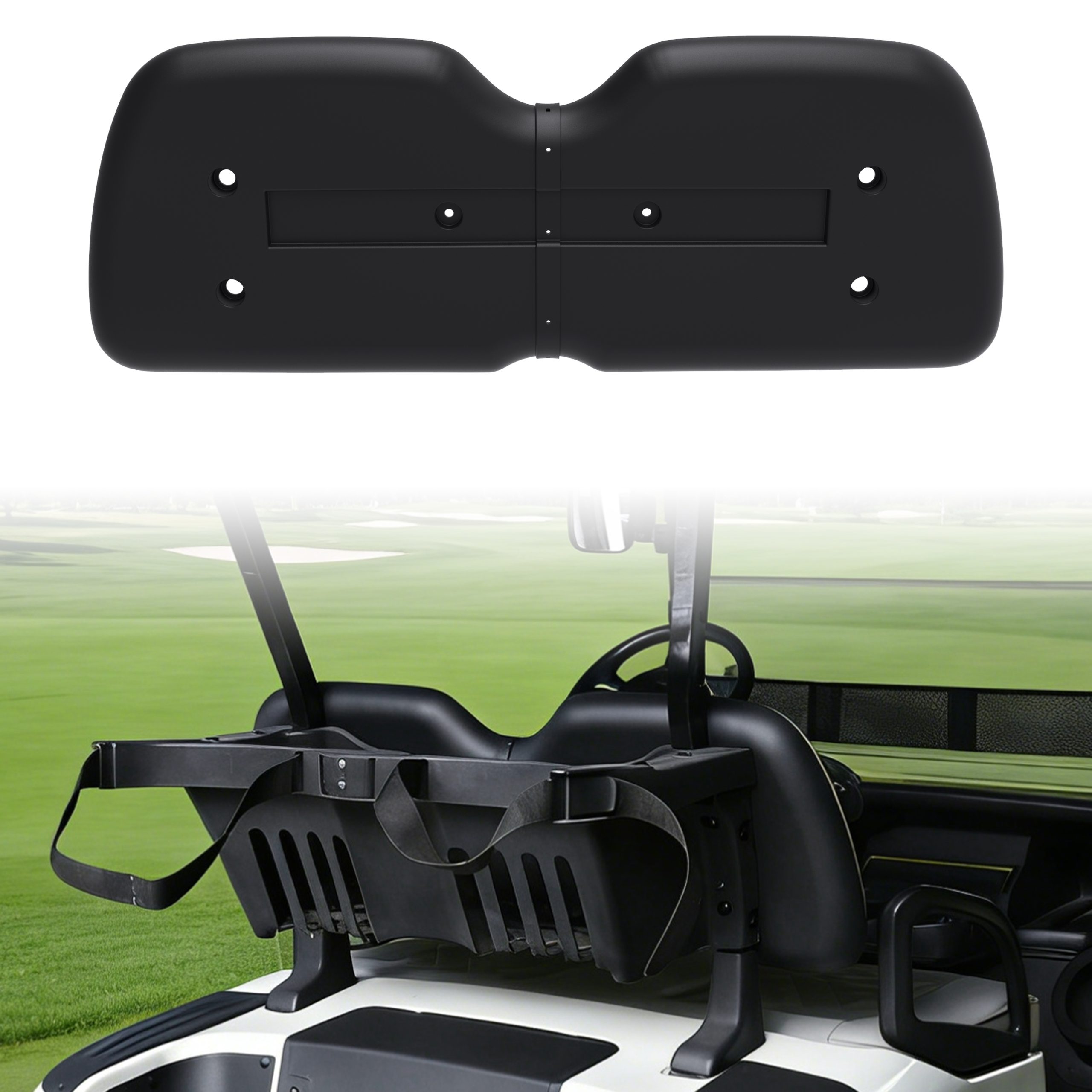 Seat Back Cap Rear Seat Shell Cap Backrest Cover for E-Z-GO RXV Golf Cart 2008-2015 Accessories