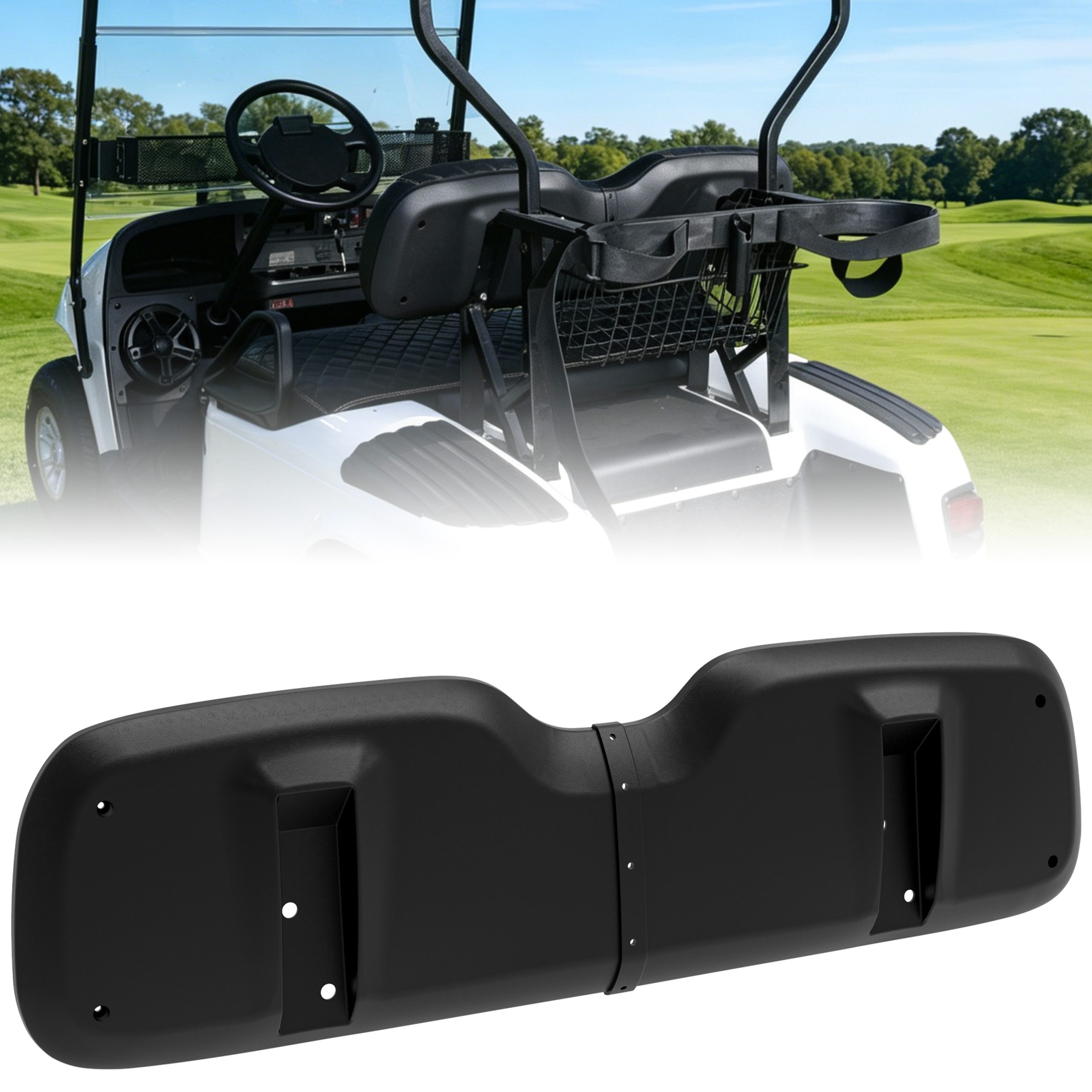 Seat Back Cap Rear Seat Shell Cap Backrest Cover for EZGO TXT 1994-up Golf Cart Accessories