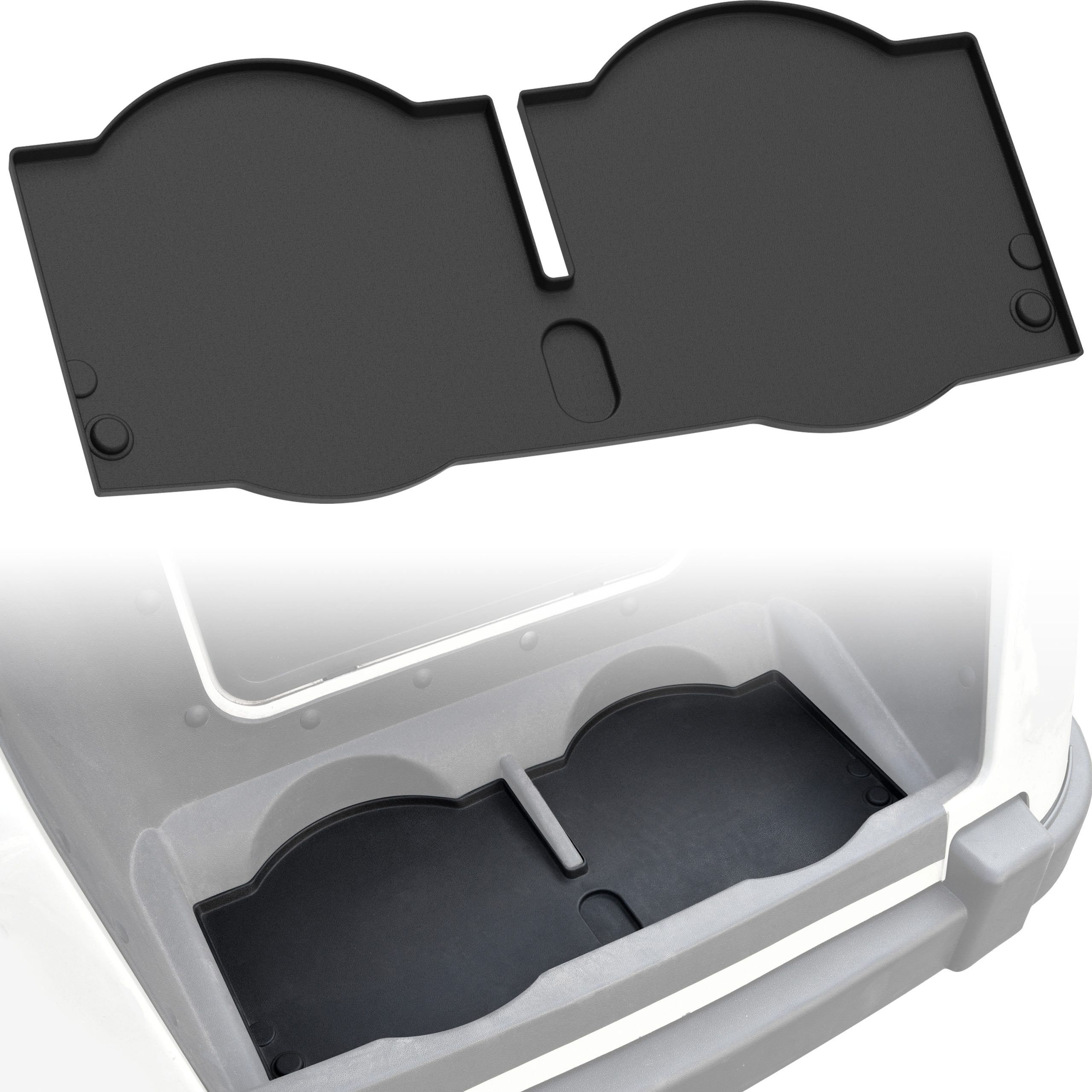 TPE Bagwell Mat Anti-Slip Waterproof Rear Bed Liner for E-Z-GO RXV Golf Cart 2008-2015