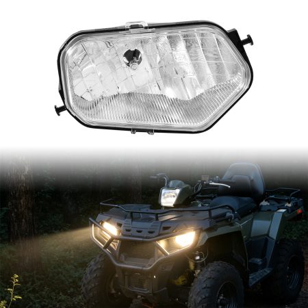 SAUTVS Right Halogen Headlight w/Bulb for Polaris Sportsman RZR Ranger 2009-2024