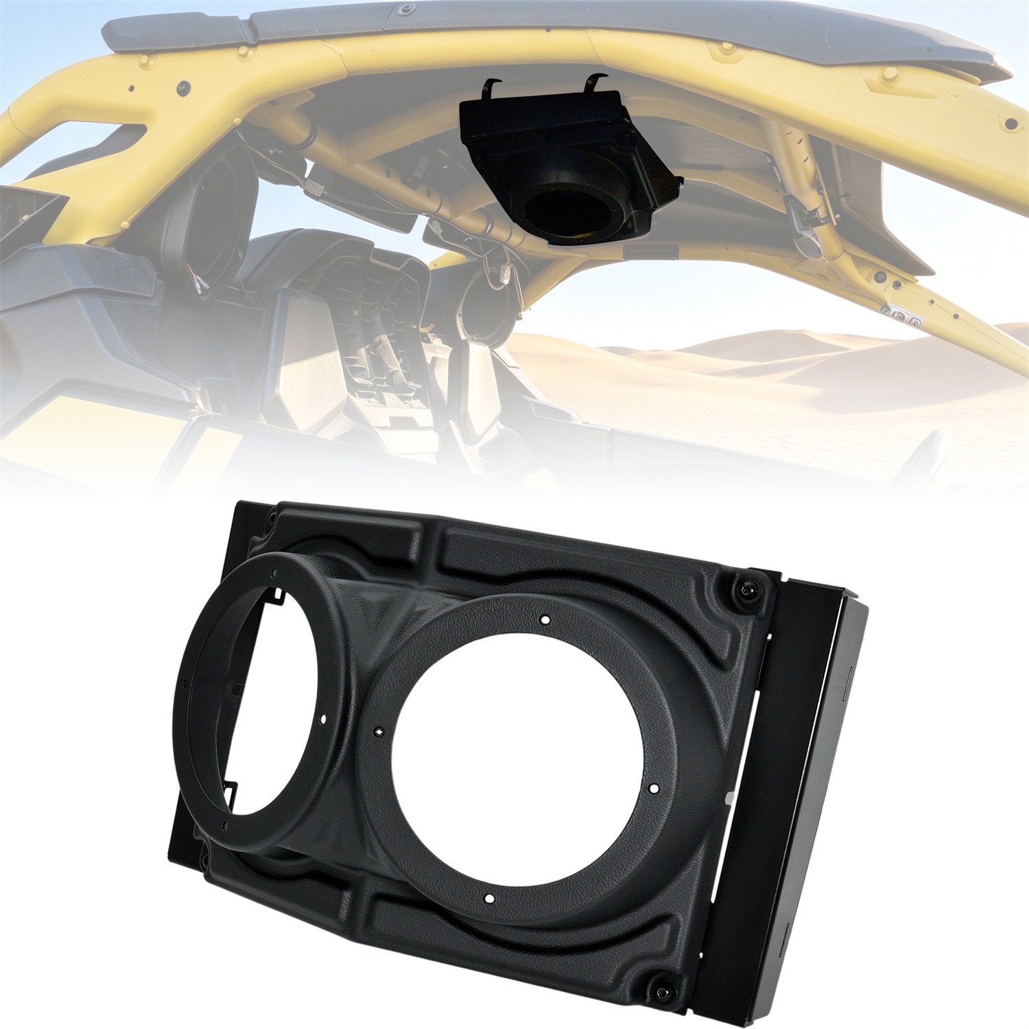 SAUTVS Front Roof Speaker Pod for Can-Am Maverick R MAX X RS 2024+
