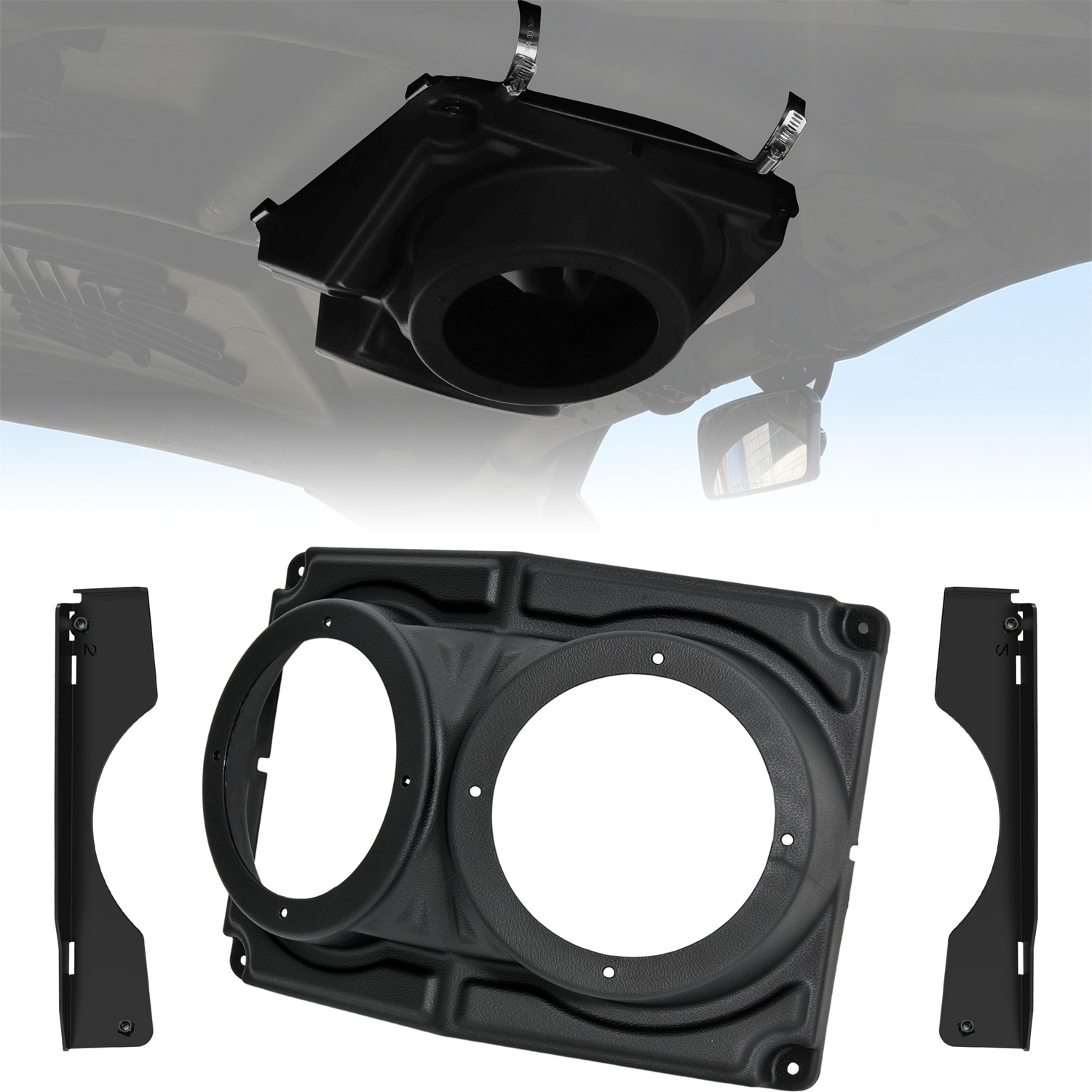 SAUTVS Front Roof Speaker Pod for Can-Am Maverick X3 2017-2026